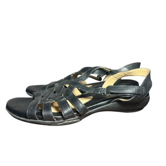 Naturalizer Women's Leather Sandals 6M Comfortable Strappy Gladiator Sandals - Picture 6 of 11